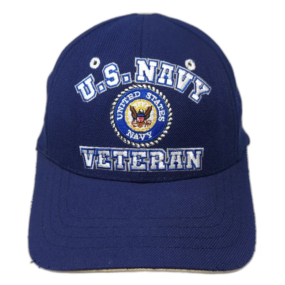 Rapid Dominance Baseball Cap Blue One Size US Navy Veteran Embroidered Hat